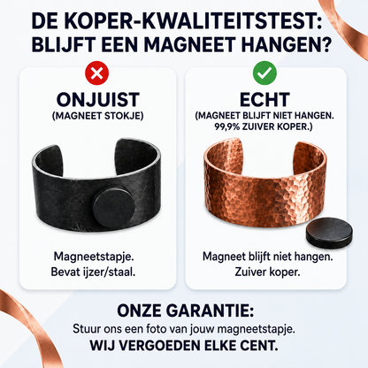Armband aus Kupfer und Kristallen von Roselle